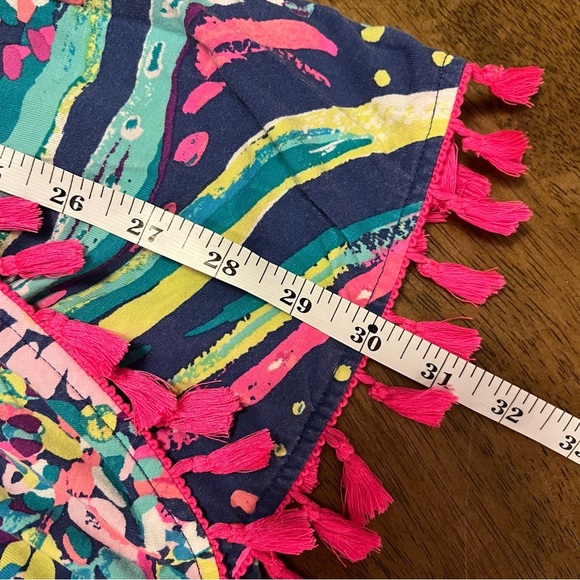 Lilly Pulitzer Jarrett Romper Beach Loot Size Medium Women’s Coastal Beach - Picture 12 of 14